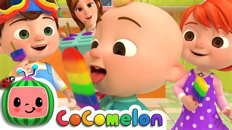 The Colors Song (with Popsicles) | @CoComelon Nursery Rhymes & Kids ...