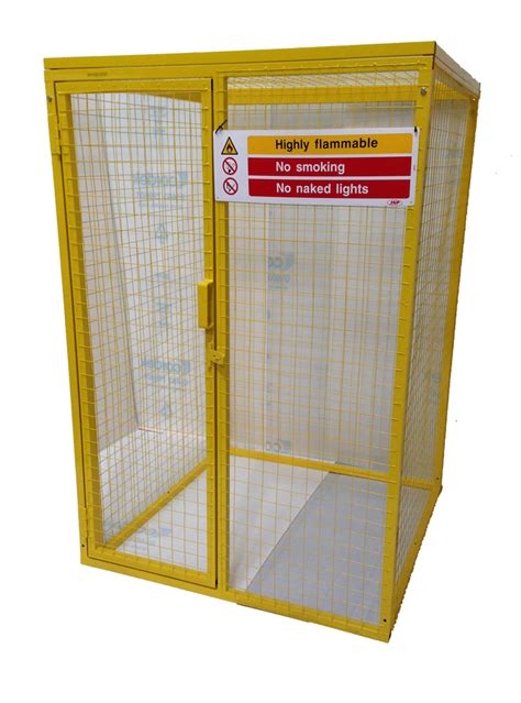 SED Gas Bottle Storage Cage - 1.8m x 1.2m x 1.2m Gas Cage - c/w Highly ...