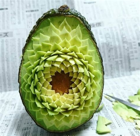 Avocado art : r/pics