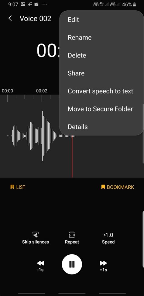 Samsung Voice Recorder app update brings Night mode and more - SamMobile