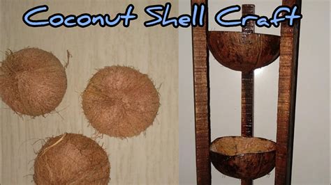 Coconut Shell Craft/ DIY Crafts - YouTube