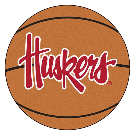 Nebraska Huskers Basketball Mat 27" diameter - Walmart.com