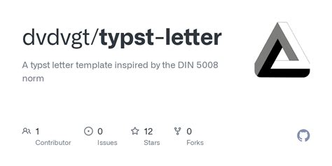 GitHub - dvdvgt/typst-letter: A typst letter template inspired by the DIN 5008 norm