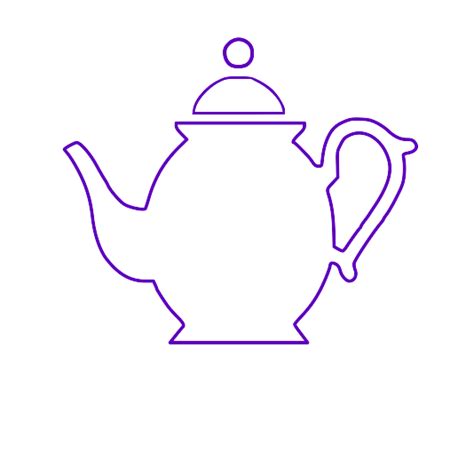 Teapot Outline - Cliparts.co