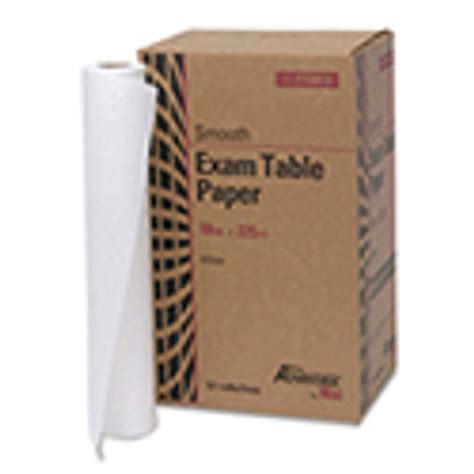 Exam Table Paper, 18" x 225 ft, White, Smooth - DDP Medical Supply