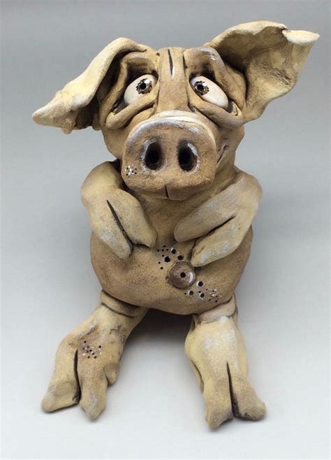 Pig Sculpture - Ceramic | Pig sculpture, Ceramic sculpture, Ceramics