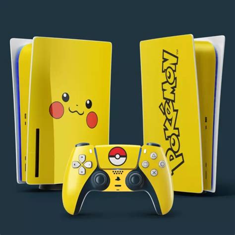 PS5 STANDARD / Digital Vinyl Skin & 2x Controller Skins, Pokémon Themed. £24.98 - PicClick UK