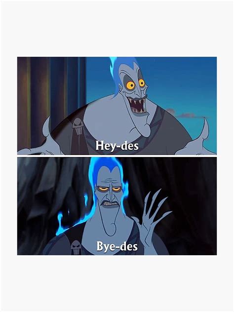 "Hades Meme" Sticker for Sale by EmagineStickers | Redbubble