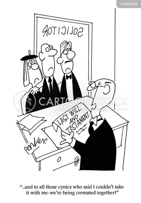 Last Will Cartoons and Comics - funny pictures from CartoonStock