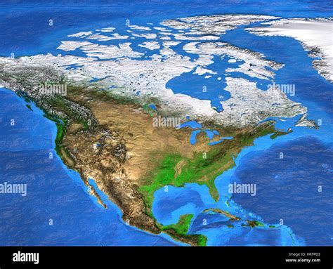 United States Map And Satellite Image