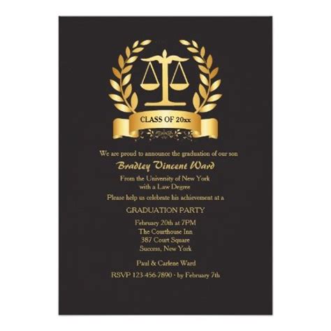 Graduation Honors Invitation 5" X 7" Invitation Card College Graduation Parties, Graduation Year ...