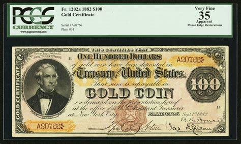 $500 1882 Gold Certificate Could Bring $2 Million at Heritage Auctions - eXtravaganzi