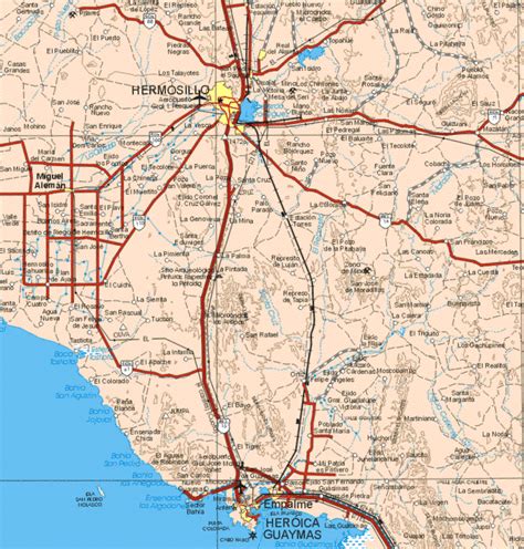 Mapa de Hermosillo