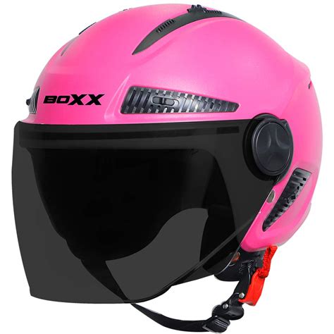 Buy Steelbird BoXX Dashing ISI Certified Open Face Helmet for Men and Women Online at ...