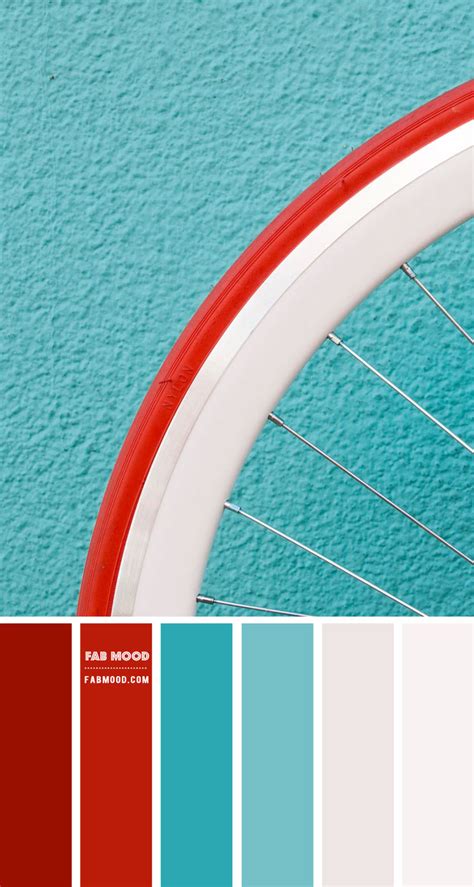 Red and Tiffany Colour Palette #86 | Teal color palette, Aqua color palette, Blue color schemes