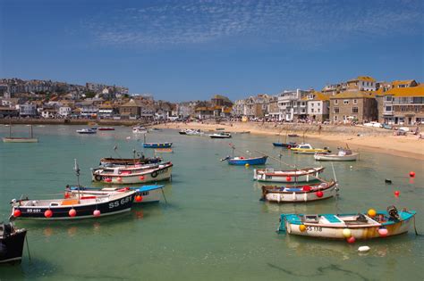 St Ives From The Harbour Wall | North Coast | Cornwall | Photography By Martin Eager | Runic Design