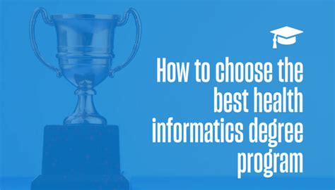 Choose the Best Health Informatics Degree Program