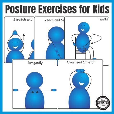 Posture Exercises for Kids at School or Home - Your Therapy Source