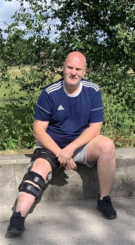 Dad fundraising to amputate own leg after horror footie injury - Nottinghamshire Live