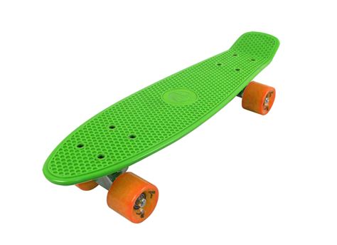 CRUISER RETRO SKATEBOARD SKATER SKATING PLASTIC COMPLETE DECK BOARD 22 ...