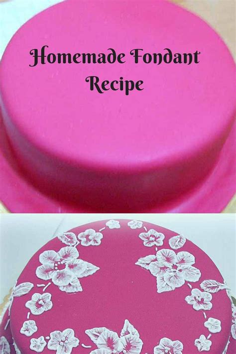 If you looking for the best homemade fondant recipe, try this. Soft, elastic, works great in ...