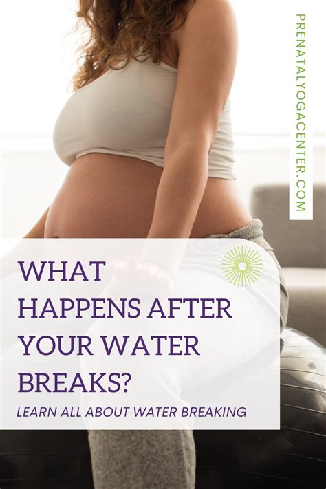 Everything you want to know about your water breaking! - Prenatal Yoga ...