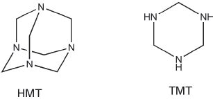 Structures of HMT (hexamethylenetetramine C 6 H 12 N 4 ) and | Download ...