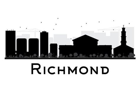 Richmond City Skyline Silhouette | Pre-Designed Photoshop Graphics ~ Creative Market