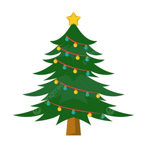 Christmas Tree Vector, Christmas, Christmas Tree, Tree Vector PNG and Vector with Transparent ...