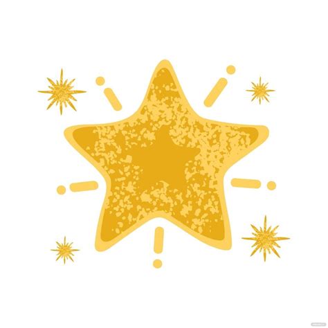 Gold Glitter Star Clipart in Illustrator, SVG, JPG, EPS, PNG - Download ...