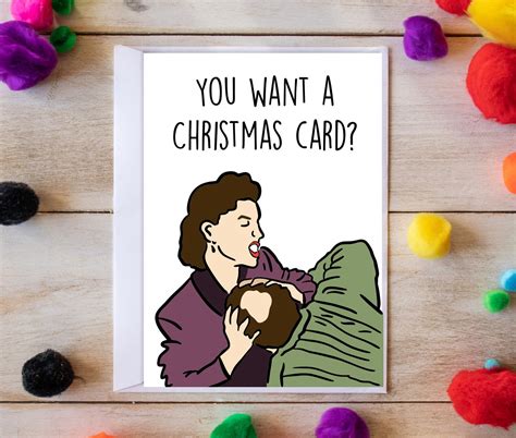 Elaine Benes Christmas Card / Seinfeld Greeting Card Seinfeld - Etsy