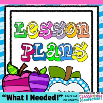 FREE Editable Lesson Plan Template | TPT