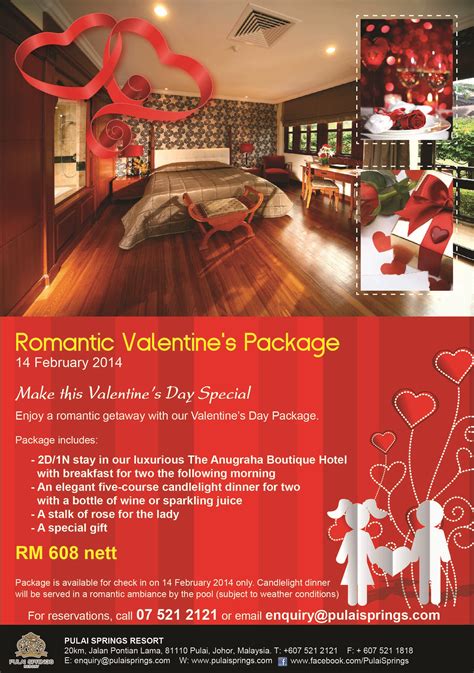 Valentine’s Packages and Deals | Pulai Travel Blog | Pulai Springs Resort | Johor Bahru Hotel