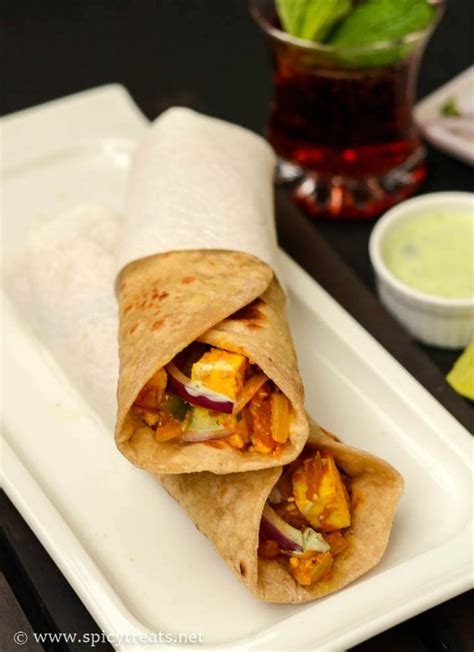 Spicy Treats: Paneer Kathi Roll Recipe | Easy Paneer Roll Recipe