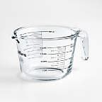 Crate & Barrel 4-Cup Glass Liquid Measuring Cup + Reviews | Crate & Barrel