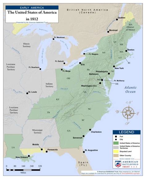 War of 1812 Quick Facts American Battlefield Trust