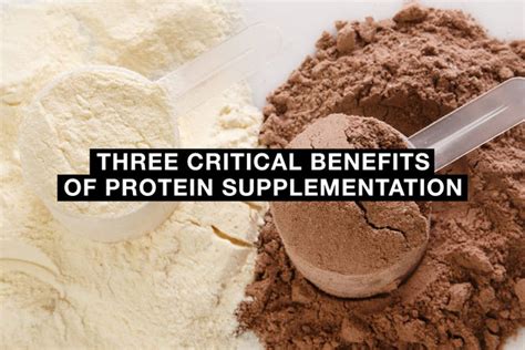 Three Critical Benefits of Protein Supplementation – 1 Up Nutrition