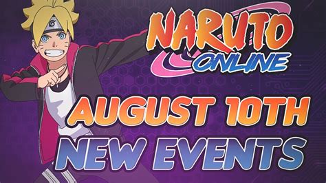 Naruto Online | August 10th New Events - YouTube