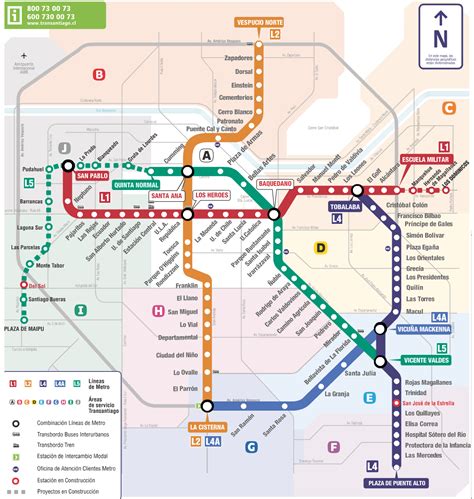 Metro De Santiago De Chile Mapa : Metro de Santiago - 2019 All You Need to Know Before You ...