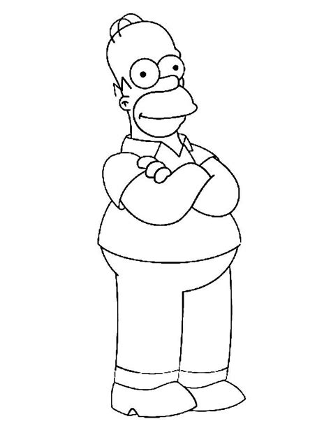 The Simpsons Coloring Pages - Free Printable Sheets