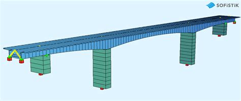 Balanced Cantilever Bridge — SOFiSTiK Tutorials 2022