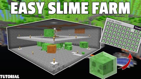 How To Make A Slime Farm In Minecraft Survival