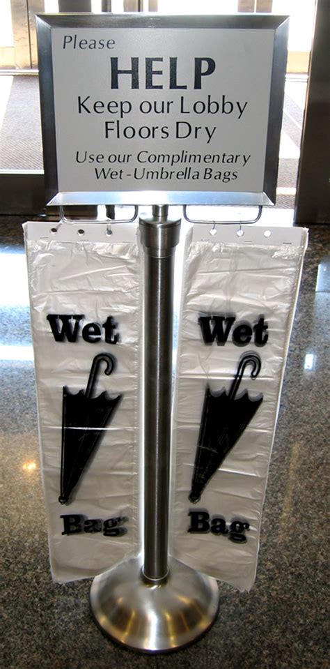 Wet Umbrella Bag Stands are Umbrella Bag Holders and Wet Umbrella Posts