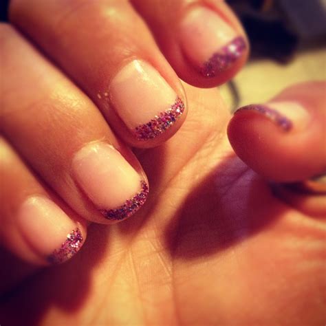 Purple glitter nails! | Purple glitter nails, Glitter nails, Purple glitter