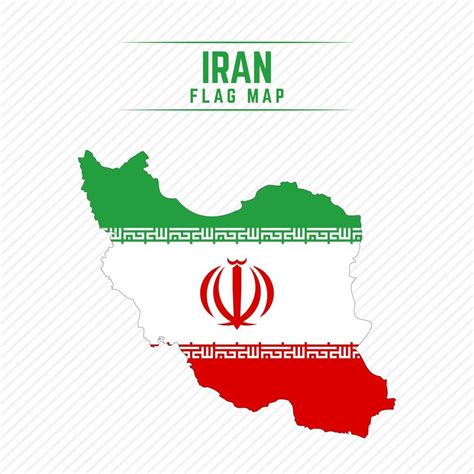 Flag Map of Iran 2400581 Vector Art at Vecteezy