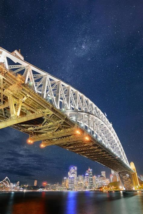 Sydney Harbour Bridge at Night. It is a really high bridge that you can climb! | Sydney harbour ...