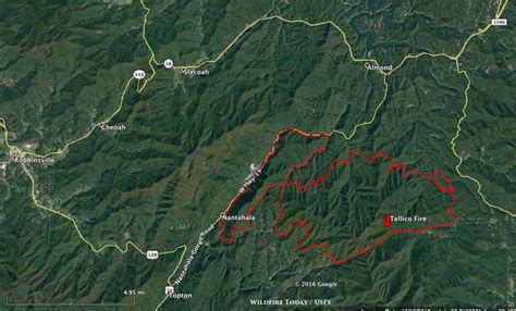 Information and maps of five wildfires in Georgia and North Carolina, Nov. 14, 2016 - Wildfire Today