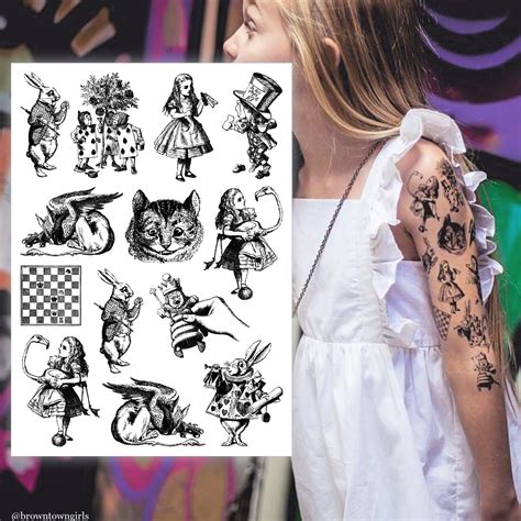 Alice In Wonderland Queen Of Hearts Tattoo Designs