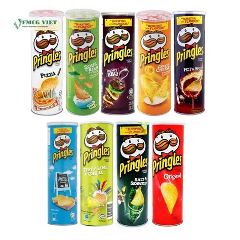 Pringles Potato Chips Tube 107g Malaysia All Variants X12 Wholesale ...