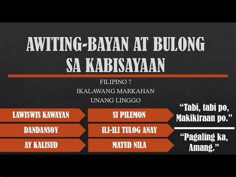 48++ Ano ang kahulugan ng bulong at halimbawa nito information